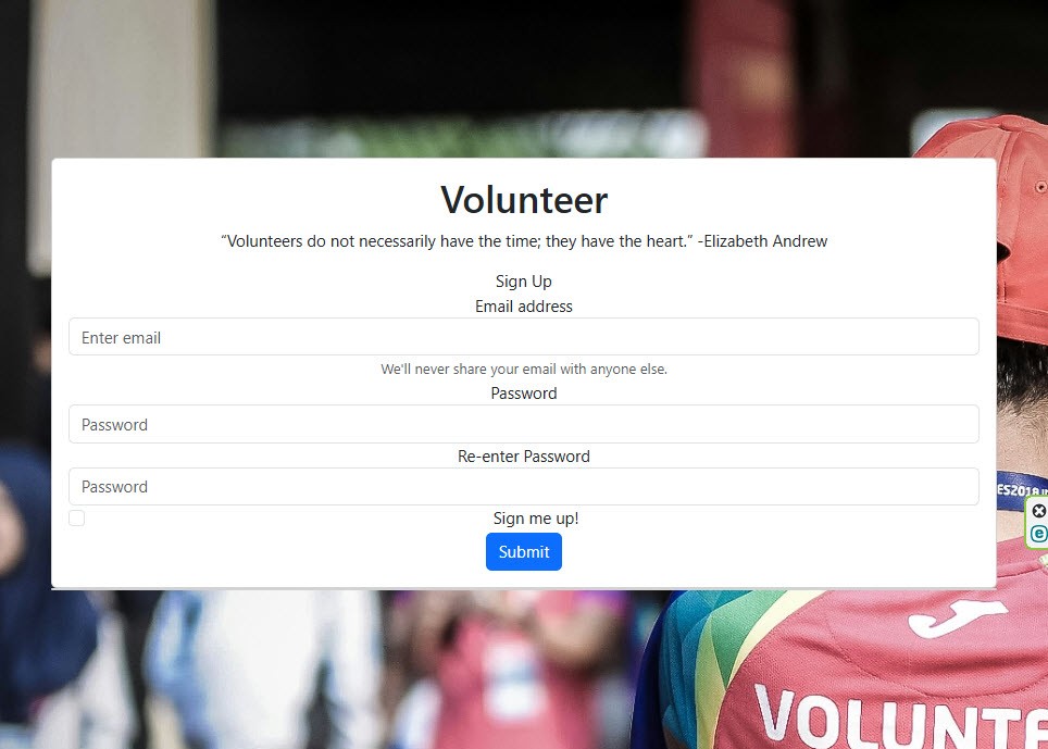 volunteer